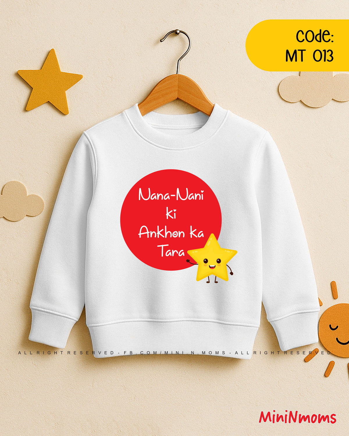 Nana Nani ki Ankhon Ka Tara (Sweat Shirt)