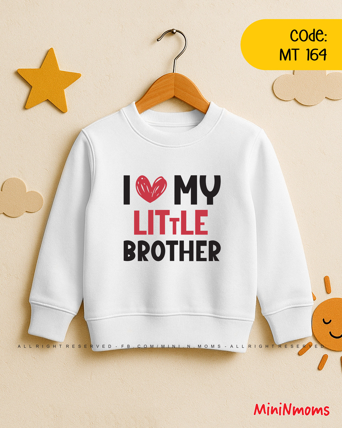 I love my Little Brother (Sweat Shirt)