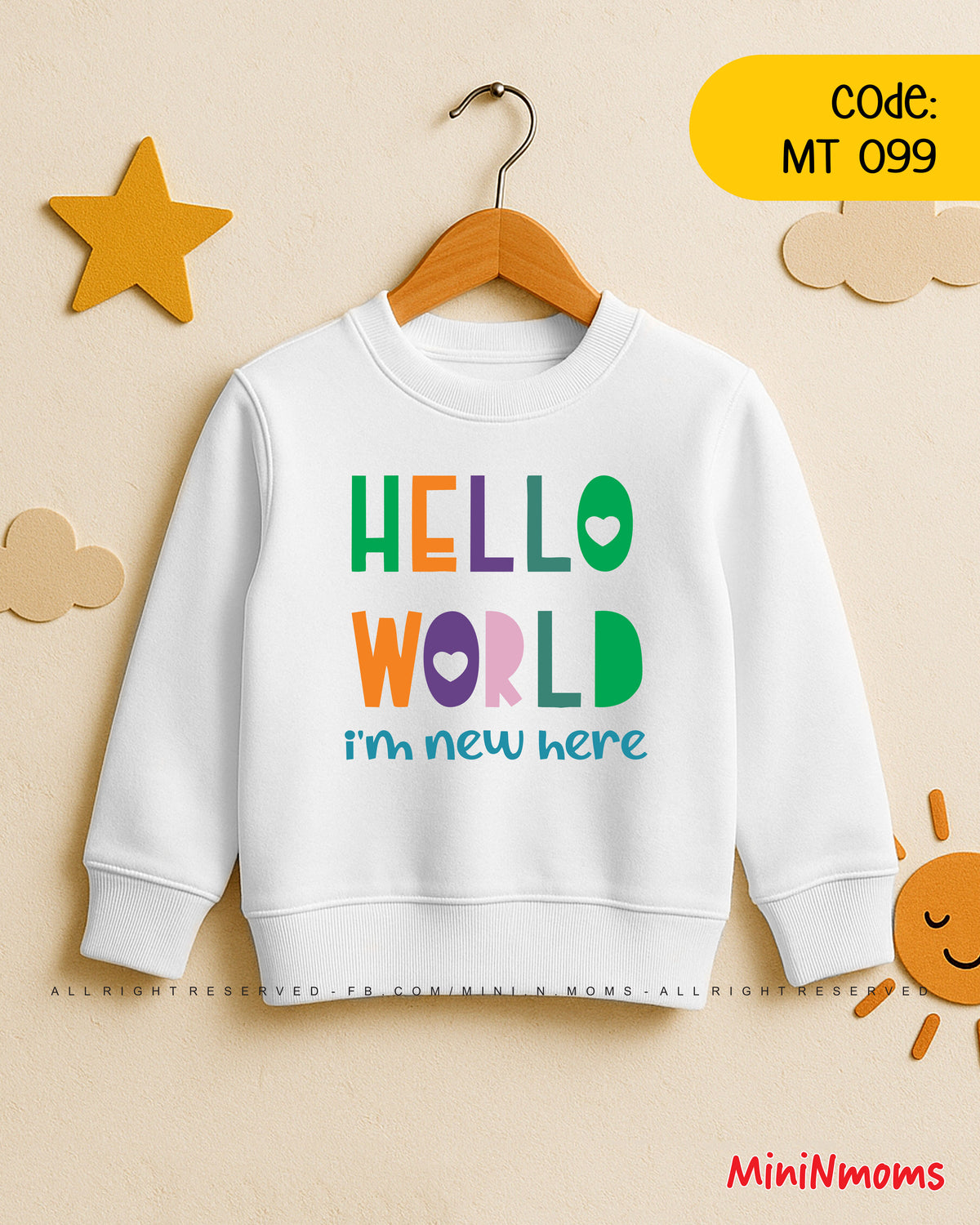 Hello World I'm New Here (Sweat Shirt)